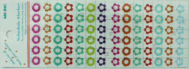 Mode-Feiertags-Kalender-Anzeigen-Aufkleber-Papierhandwerks-Blume formt Rotationsdruck