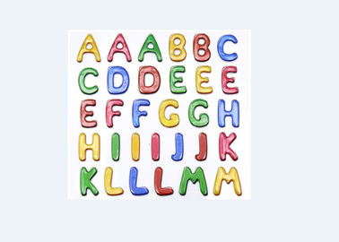 Farbige kundenspezifische geschwollene Alphabet-Aufkleber für Baby-Raum-Wand-Dekor Eco freundlich